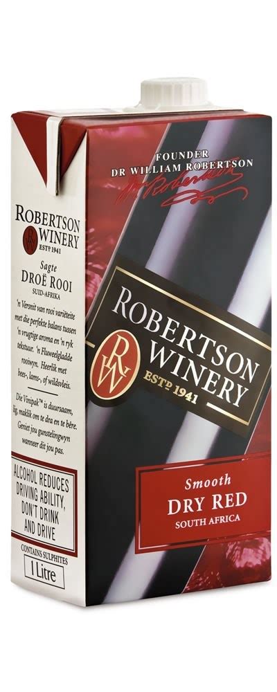Robertson Winery Dry Red 1l Nv Za