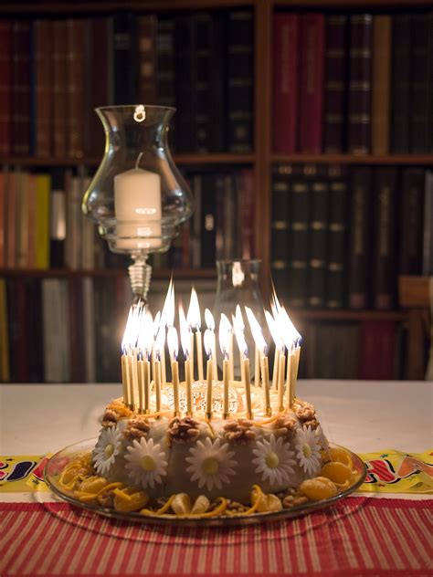 Candy pop i used a small dowel rod and a foam ball. Birthday cake - Wikipedia