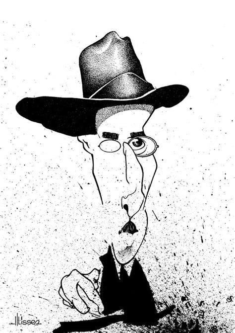 Caricatura Fernando Pessoa Portret