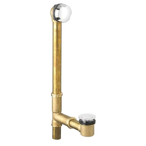 If water is pooling at your feet every time you take a shower, you likely have a clogged drain. American Standard 1.5-in Chrome Rotary Drain with Brass ...