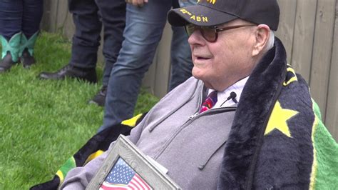Korean War Veteran Receives Blanket Of Honor Ahead Of 89th Birthday