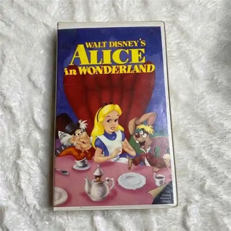 Walt Disney The Classics Rare Black Diamond Vhs Alice In Wonderland