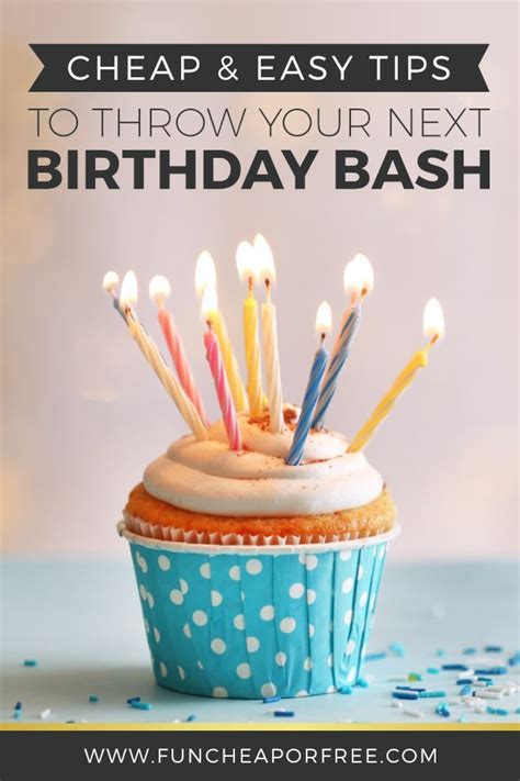 Cheap birthday gifts for women. Cheap Birthday Party Ideas for Your Next Bash - Fun Cheap ...