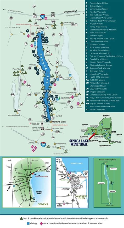 Cayuga Lake Wine Trail Map