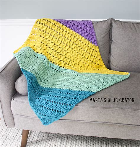 Ravelry Corner To Corner Filet Blanket Pattern By Marias Blue Crayon