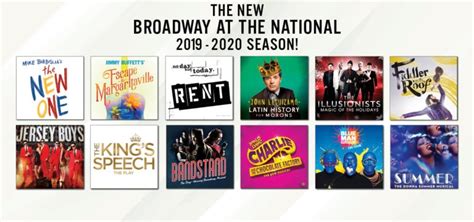 National Theatre Announces 2019 2020 Broadway Season Dc Metro Theater