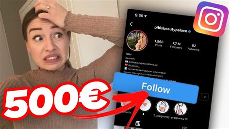 500 Wenn Du Mir Auf Instagram Folgst Bibi YouTube