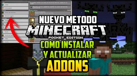 Nuevo M Todo Para Instalar Y Actualizar Addons En Minecraft Pe Youtube Hot Sex Picture