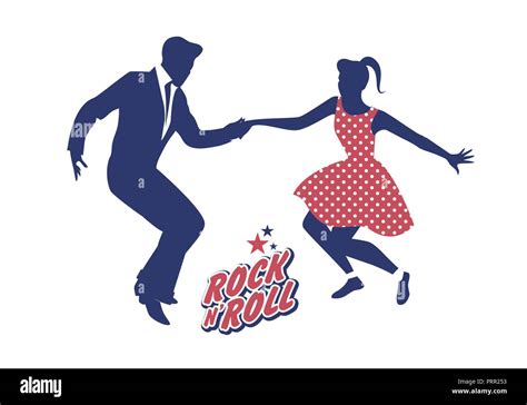 1950s Dancing Record Stock Vector Images Alamy