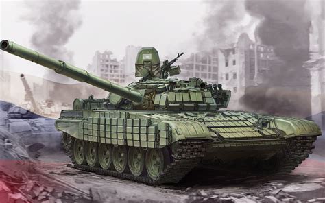 Desktop Wallpapers Military Tanks T 72 T 72b1 Painting Art 3840x2400