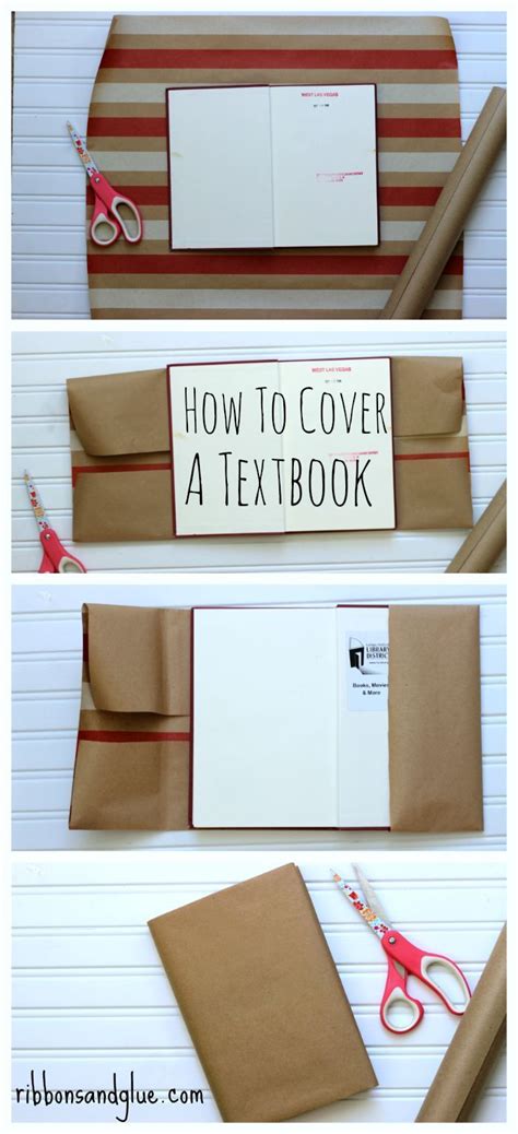 How To Cover A Textbook Book Cover Diy Diy Notebook Cover Paper