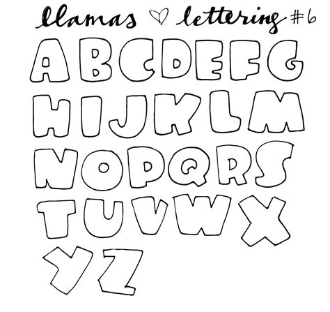 Moldes De Letras Gordas Lettering Alphabet Letter Sexiz Pix