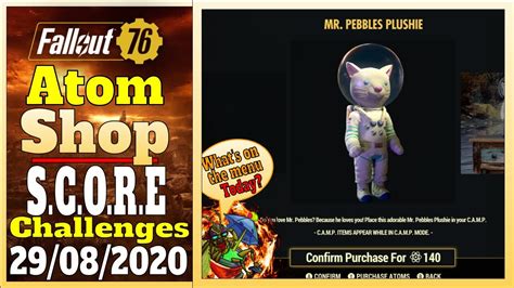 Fallout Atomic Shop Offers Mr Pebbles Plushie Easy Score Youtube