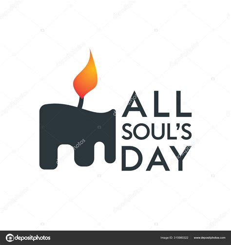 All Souls Day Type Vector Design Vector Illustration Background All