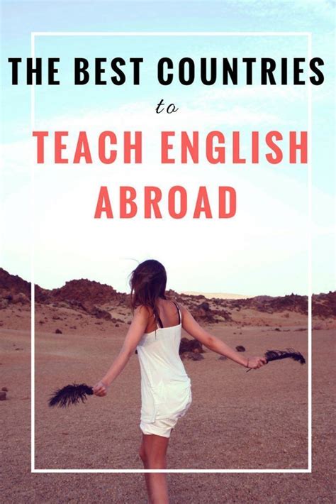 What Are The Best Countries To Teach English Abroad Teaching English Abroad Teaching English