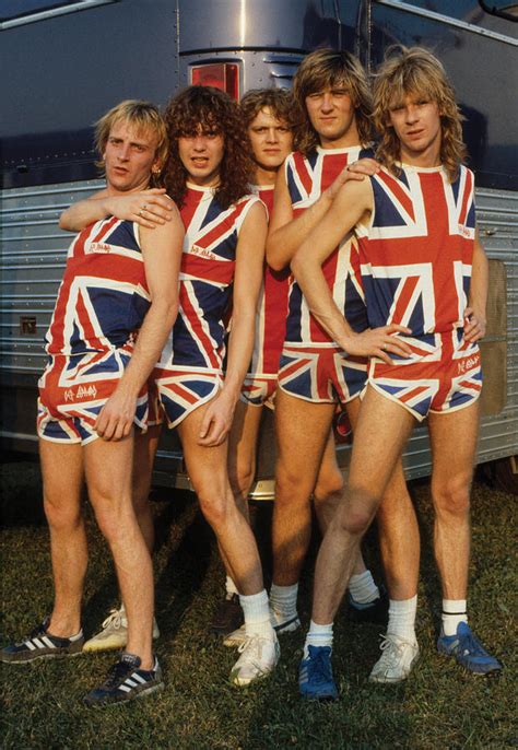 He met def leppard pretty spontaneously after he missed the bus to school. Def Leppard - Pyromania 1983 Photograph by Epic Rights