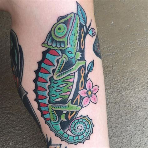Colorful Chameleon Tattoo Ideas Cheerful Designs That Will Make You Smile Check More At