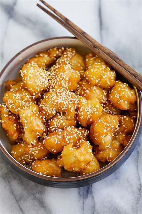 Honey Sesame Chicken Better Than Takeout Rasa Malaysia Recipes