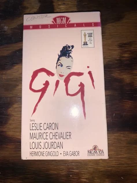 Gigi Vhs Mgm Musical Leslie Caron Maurice Chevalier Louis Jourdan Color