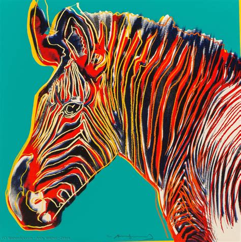 Zebra Von Andy Warhol 1928 1987 United States Gemälde
