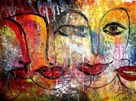 Colours Textures N Emotions Painting By Aswathi Mohan Fine Art America
