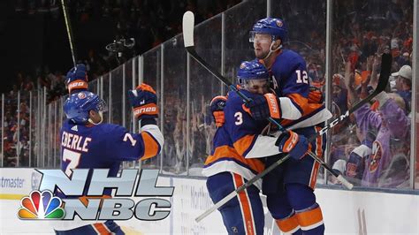 All top level comments in game threads must contain a link. NHL Stanley Cup Playoffs 2019: Penguins vs. Islanders | Game 1 Highlights | NBC Sports - YouTube