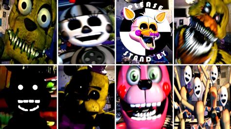 All 8 Secret Animatronics Ultimate Custom Night Youtube