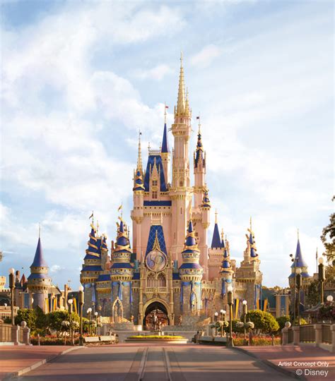 50th Anniversary Crest To Adorn Cinderellas Castle In 18 Month