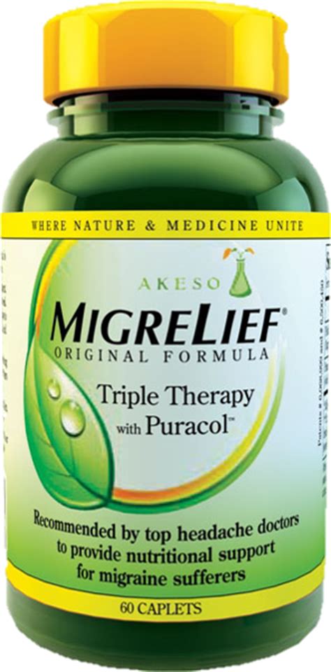 Trusted Migraine Formula, MigreLief with Puracol™ Now Distributed Exclusively Through Patent ...