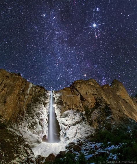Yosemite Winter Night By Wally Pacholka Twan Beautiful World