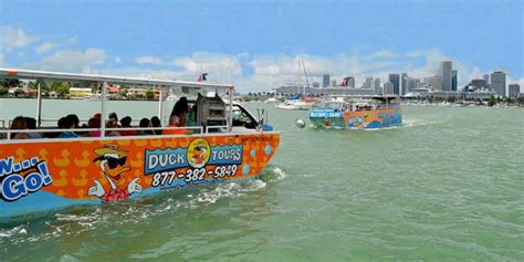 Take A South Beach Duck Tour While In Miami Florida These Amphibious Vehicles Will Show You