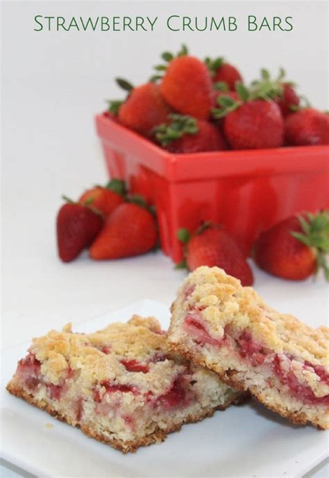 Strawberry Crumb Bars Recipe