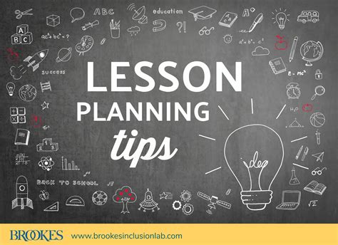 5 Tips For Successful Lesson Planning Brookes Blog