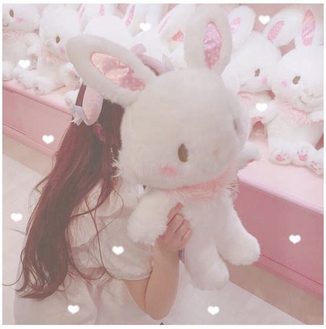 Softie PFP Kawaii Aesthetic Pink Pastel Bunny Cute Blippo Brown Angel
