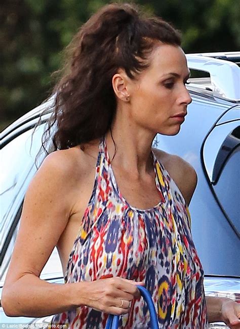 Minnie Driver Goes Braless In Sexy Backless Summer Dress To Party In