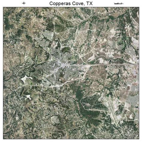 Aerial Photography Map Of Copperas Cove Tx Texas