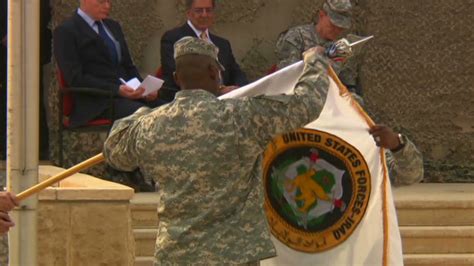 Muted Ceremony Marks End Of Iraq War Cnn