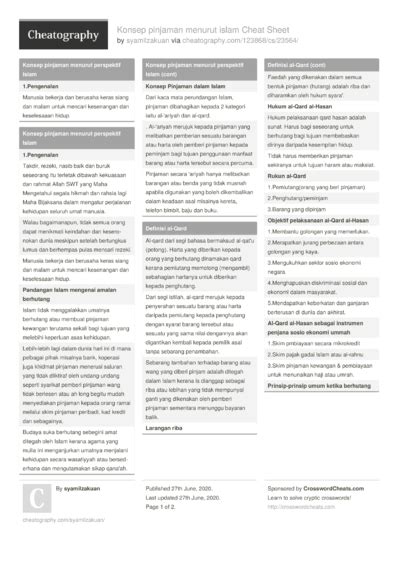 82 English Cheat Sheets - Cheatography.com: Cheat Sheets For Every Occasion