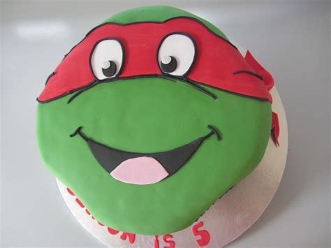 Ninja Turtles Face Cake Delicious Dial A Cake