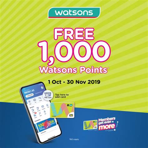 Treating customers fairly & customer service charter. Touch 'n Go eWallet FREE 1000 Watsons Points Promotion (1 ...