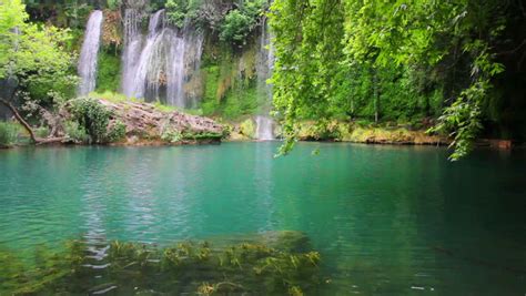 Waterfall In Forest Kurshunlu Turkey Stock Footage Video 4209448