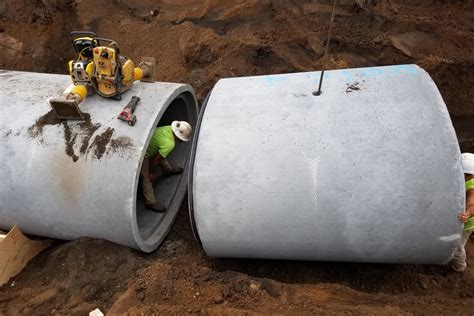 Elliptical Reinforced Concrete Pipe Unmatched As A Storm Water