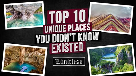 Youtube Top 10 Unique Places You Didnt Know Existed Places Travel