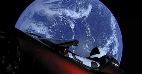Floating Through Space Spacexs Starman Mesmerizes The World
