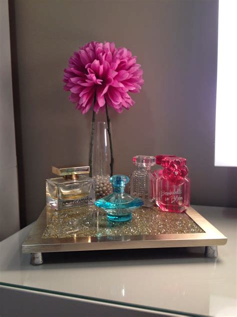 fashmetiques diy perfume tray   makeup vanity