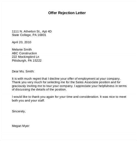 94 Offer Letter Templates Pdf Doc Free And Premium Templates