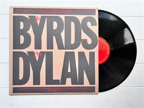 The Byrds The Byrds Play Dylan Lp 1979 Vinyl Record Ebay