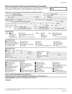 Fillable Online APPENDIX C NOTICE OF INTENT TO SELL APPLICATION FOR