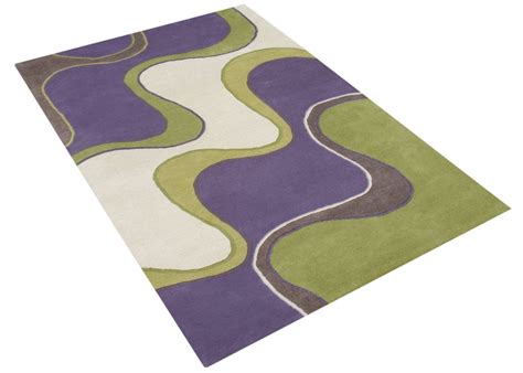 Funky Purple And Green Area Rugs The Fresh Start Color Combination