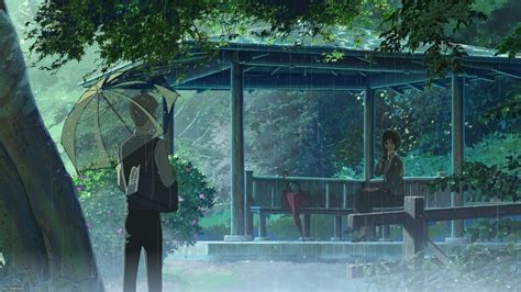 Rain The Garden Of Words Makoto Shinkai Wallpapers Hd